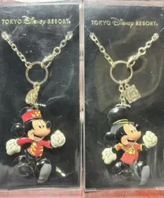 東京ディズニーリゾート ミッキーマウス キーホルダー 2個セット 未使用