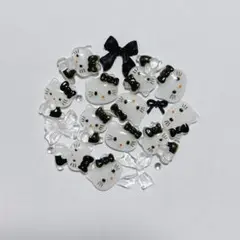 キティ ネイルパーツ 12個＋おまけ　①