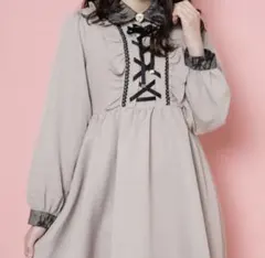 ROJITA フロントレースアップワンピース