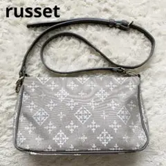 【美品】グレージュ　ミニショルダーバッグ　ショルダーベルト革