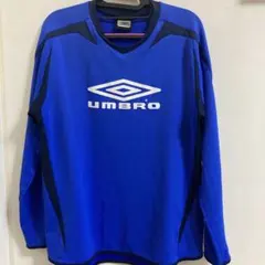umbro ブルー　長袖シャツ Ｌサイズのサムネイル