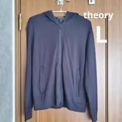 【Theory 】ジップアップパーカー ブラック サイズ40のサムネイル