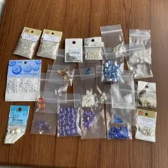 手芸　ビーズ　アクセサリー　クリスタル　パール　パーツ　セット　まとめ売り