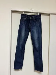 アメリカンホリック　ダークブルー ストレートレッグデニム