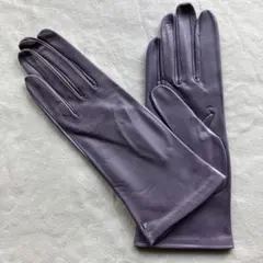 イタリア製クラシックスタイル本革手袋モーヴカラーサイズ7半(Sくらい)未使用