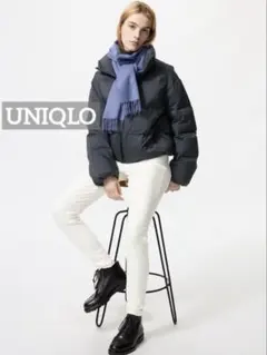 k0437 UNIQLO ヒートテックウルトラストレッチレギンスパンツ/丈長め