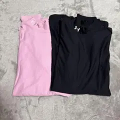 お値下げ！UNDER ARMOUR XXL ピンク 黒 シャツ 2枚セット