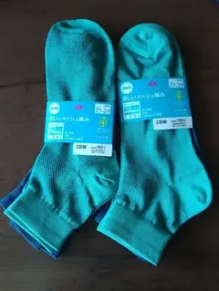 新品　未使用　クール メッシュショートソックス 4足セット 27-29cm