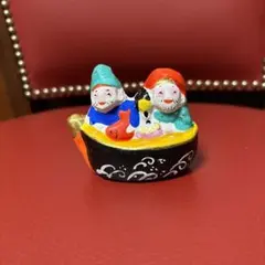 土鈴　運をひっぱってきてくれる船乗り恵比寿大黒
