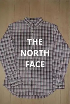 THE NORTH FACE チェック柄 長袖シャツ M