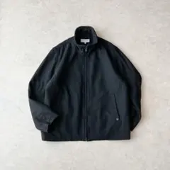 00s Calvin Klein ブラック ウールスポーツジャケット 中綿入り