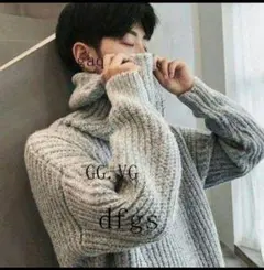 ニットセーターメンズ タートルネックセーター ハイネックセーターW01^