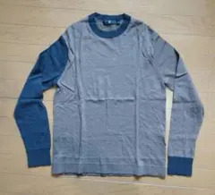 ユニクロ　＋J ブラウン✕グレー カシミアニット Mサイズ　ジル・サンダーコラボ