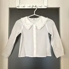 H&M ホワイト 長袖シャツ US 7