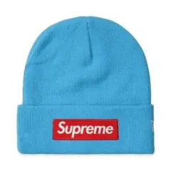 25AW Supreme New Era Box Logo Beanie ブルー