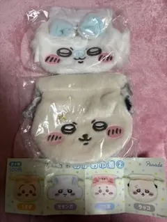 ちいかわ おかお巾着 ② モモンガ ラッコ