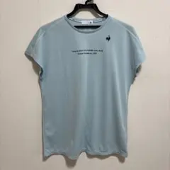 le coq sportif 水色 Tシャツ　Lサイズ