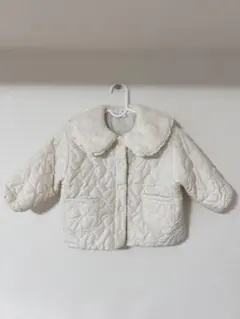 cottoli ホワイト キルティング アウター 90
