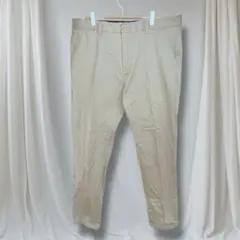 トミーヒルフィガー チノパン ベージュ 38×32 大きいサイズ ストレート