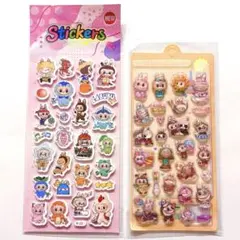 大人気 白ラメ ラメシール&ウォーターシール　no.7