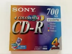 SONY CD-R 4枚パック d-palette 700MB