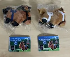 サラブレッドコレクション　ぷちぬいぐるみ7 べラジオオペラ　ミホノブルボン　2点