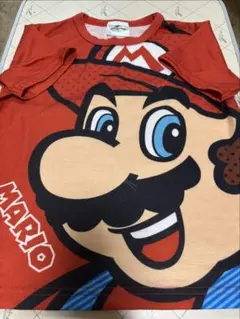 ユニバーサル限定マリオ Tシャツ 130cm 赤