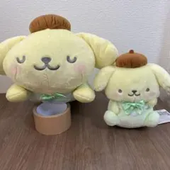 希少】サンリオ ポムポムプリン 90年代 初期ぬいぐるみ 2種セット
