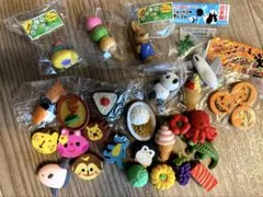 食べ物・動物デザイン消しゴムセット