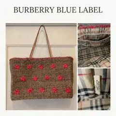 BURBERRY ノバチェック Flower Bag 花チャーム ベロア - メルカリ