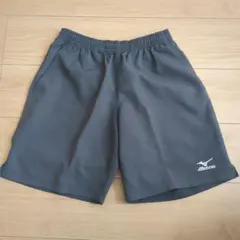 S ミズノ　トレーニングパンツ　ハーフパンツ　グレー