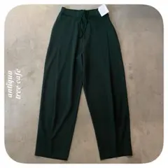 アンティカ antiqua tree cafe テーパード ワイド パンツ