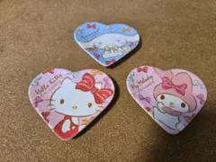 ハローキティ・マイメロディ ハート型おもちゃ3個セット