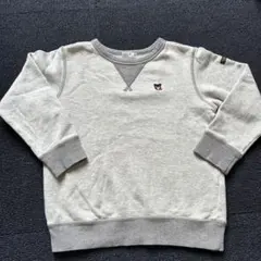 DOUBLE B グレー トレーナー 120