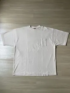 90s エディーバウアー USA製 ポケット tシャツ 白 ビンテージ 美品