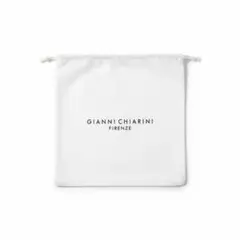 GIANNI CHIARINI 巾着 ポーチ ホワイトのサムネイル