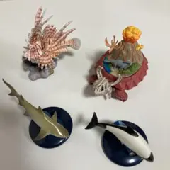 海洋堂 など　カプセル フィギュア 4種セット