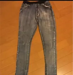デニム風スキニーパンツ 130