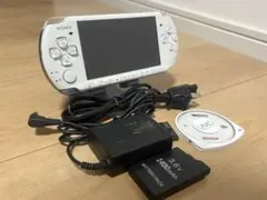 極美品 動作確認品 PSP 3000 パールホワイト すぐ遊べるセット