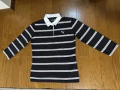 PUMA 長袖ポロシャツ ボーダー レディース Mサイズ