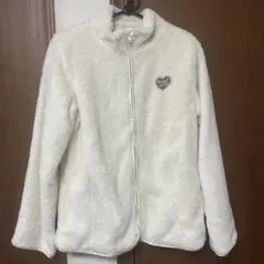 SALE✨mezzo piano フリースジャケット ホワイト L