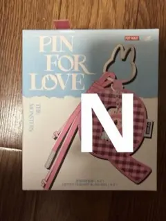 POP MART PIN FOR LOVE ラブブイニシャルストラップN