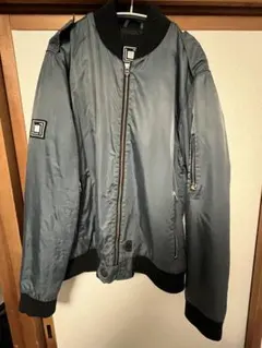 ジップアップ ジャンパー　ブルーグレー