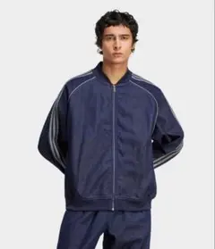 adidas デニムトラックジャケット