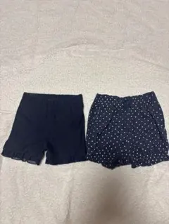 petit main ギャップ　ショートパンツ 2枚セット 80cm