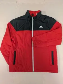 ※割引中※adidas ダウンコート 140サイズ 赤黒