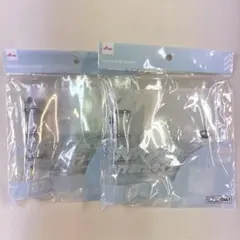 ★ 3穴バインダー B7 クリアポケットタイプ 2個 ダイソー シール帳