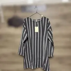 4L／大きいサイズ／新品／SALE／裏起毛コクーンチュニック