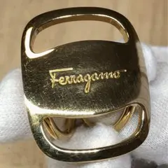 Ferragamo ゴールド リング バックル スカーフリングのサムネイル