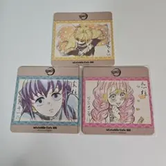 鬼滅の刃 コースター 我妻善逸 時透無一郎 甘露寺蜜璃 ufotableCafe